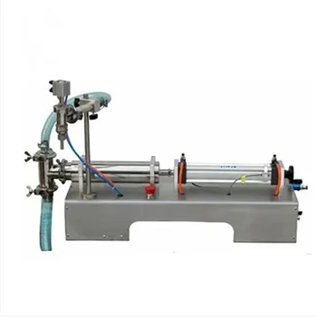 Хоризонтална машина за бутилиране на течности с един накрайник/течен пълнител за мляко, масло, сок, парфюми (100-1000 мл)