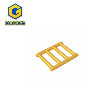 Решетка Gobricks GDS-M142 Bar размер 1x4x3 с челните издатини е съвместима с Технически градивните елементи на lego 62113 Technical Liftarm
