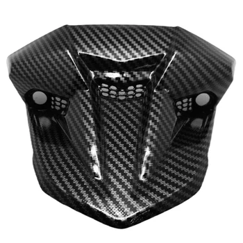 Капачка на Предния Обтекател Горната Фарове, изработени от Въглеродни Влакна Черен Цвят за HONDA CB500F 2016 2018 Здрав Материал ABS Лесна Инсталация