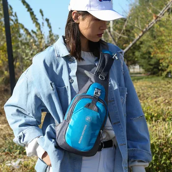 Спортна раница на открито, мъжки и дамски ежедневни чанта през рамо с едно рамо, чанта за велоспорта, многофункционална чанта за голф