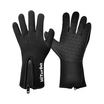 HiTurbo 3 мм Неопренови ръкавици за гмуркане с шнорхел, Мини, износоустойчиви Ръкавици с пет пръста за сърфиране, каране на каяк, гмуркане и ветроходство