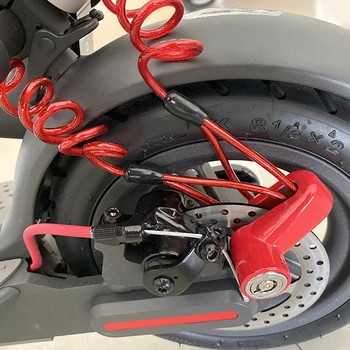 1 Комплект средства против кражба на велосипедни брави за дискови спирачки електрически скутер за Xiaomi Mijia M365, велосипедни скутери, аксесоари за мотоциклети