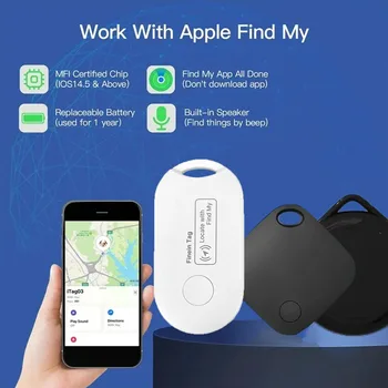 Мини Устройство за Следене За Apple Find My Key Smart Tag Airtag Child Finder Проследяване на Изгубени Домашни Любимци Smart Bluetooth Tracker Система IOS