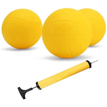 Viminston Roundnet Game Ball Сменяеми топки за състезания по мини-волейбол от 3 теми с помпа