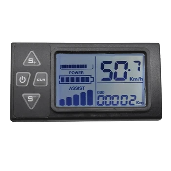 Инструмент Дисплей S861 Ebike Display Таблото 24V/36V/48V S861 LCD За Електрически Велосипед BLDC Контролер control panel (5PIN)