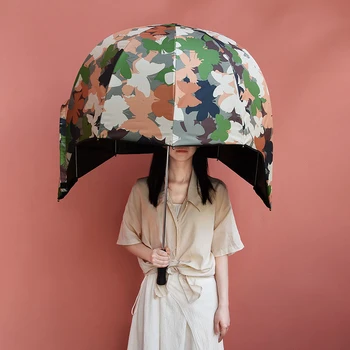 Каска, шапка, чадър, чанта за възрастни жени, слънцезащитен крем за защита от uv, чадър с дълга дръжка, декоративен чадър