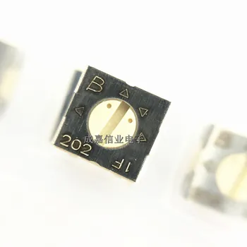 10 бр./Лот 3314J-1-202E Тримери резистори - SMD 2K 20% 250 Mw (1/4 W) 4 мм, ПЛ SMT ОДНООБОРОТНЫЙ Работна температура:- 55 C-+ 125 C