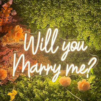 Излезеш ли, ти се ожени за Мен Неонова реклама на Потребителски Неонови надписи Украса на фона на сватбени партита Led неонови светлини Декор на стените в хола и градината