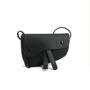 Дамска чанта, модерен дамски трактор преглед чантите в ретро стил, дизайн на марката за момичета, луксозни чанти през рамо и портмонета, тъкани портфейл