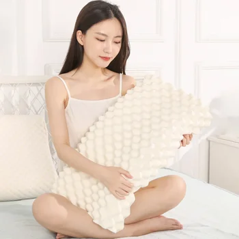Удобна латексова масажна възглавница за сън врата за спално бельо в спалнята