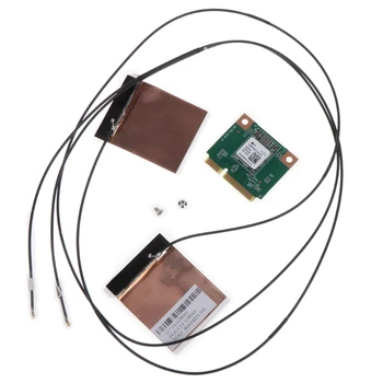 2024 Нов QCA6174 802.11 abgn Half Mini PCIe Card, 1200 Mb/WiFi Адаптер за PC NGFFM.2 Wi-Fi Карта с BT-съвместими Антени 4.1