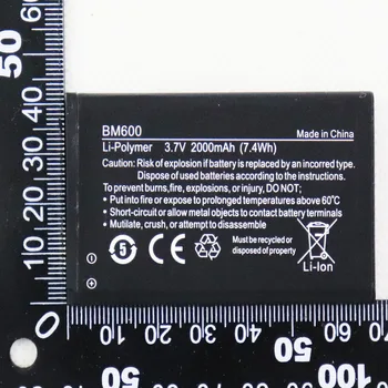 5шт 10шт 20pcs Смяна на батерията BM600 с капацитет 2000 mah за батерии NUBIA WD660 6BT-R600A-0006