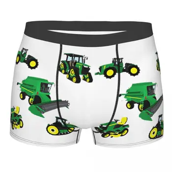 Pngtree-farming-трактор-зелени Мъжки Слипове-боксерки, специални Гащи С Висока пропускливост на въздуха, Панталони С 3D-принтом най-високо качество, Идея за Подарък
