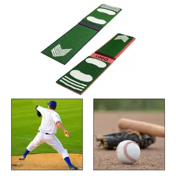 Сгъваем бейзболен подложка за подаване на софтбол за тренировка на подаване на