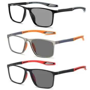 Спортни очила за късогледство Фотохромичните компютърни очила с защита от синя светлина Мъжки дамски слънчеви очила в рамки TR90 Леки Очила за късогледство