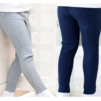 Пролетно-есенни панталони с дърворезба от 3 до 8 години за детски дрехи, бебешки гамаши, тънък чорапогащник, панталон, трикотажная облекло