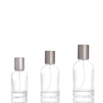 стъклен флакон с обем 1 бр., 30 мл, Висококачествен Квадратен флакон-спрей за парфюми, Козметични флакон за овлажняване, накрайник за помпа, пътна Парфюм течност за козметика