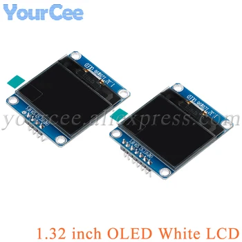 1,32-инчов OLED-дисплей Модул LCD екрана Бял 1,32 