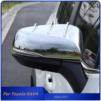 2020 2021 За Toyota RAV4 ABS хромирана капачка огледало за обратно виждане странични врати на автомобила, тампон за обратно виждане, автоаксесоари