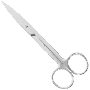 Ножици от неръждаема стомана 16 см, медицински и хирургически оперативни, директни ножици за дисекции, болнични пособия (директен корона)