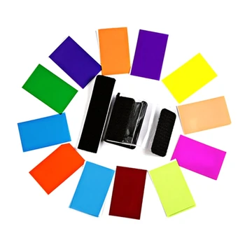 OOTDTY 12 БР. Флаш карта с цветен карта, лещи, Софтбокс, гелевый поп филтър за камерата, Новост