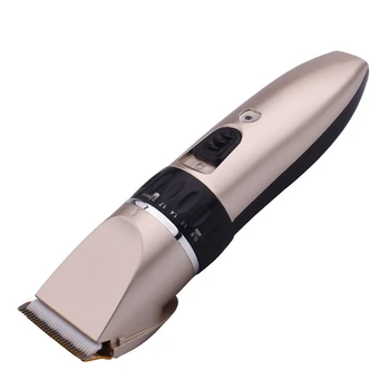 USB-керамични машинка за подстригване на коса с R-острие, акумулаторна машина за подстригване на коса 4-кратна гребен с допълнително ограничение, безшумен мотор за деца, малки мъже