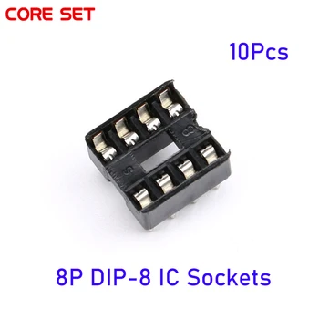 10шт 8-Пинов DIP-контакти DIP-8 IC гнездо за NE555 IC 555 arduino starter kit
