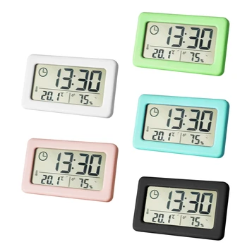 Цифров часовник с аларма, термометър, влагомер, електронен влага