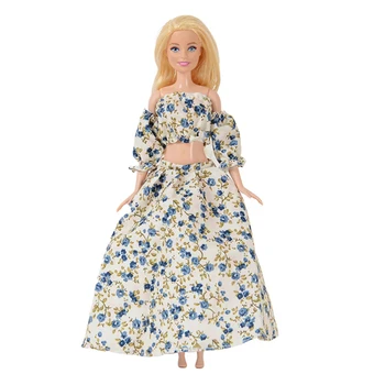 1 комплект 30 см кукольной дрехи Модно рокля за кукольной дрехи Вечерна рокля стоп-моушън ежедневни облекла Пола, Подарък Играчка за момичета