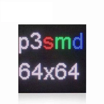 SMD Led Indoor P3 RGB LED Matrix Такса Модул Led екран 64x64 Пиксела С Висока Разделителна способност 1/32 Сканиране Led Марка Led Дисплей