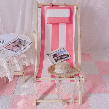 Дървени сгъваеми плажни столове Шезлонги за почивка с възможност за сгъване на облегалката на Улицата столове Риболов Модерен Къмпинг Sillas Playeras Градински мебели