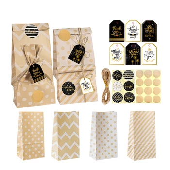 24 опаковки мешочков за бонбони Покани за сватба поздравителни картички на хартиен носител подарък пакет за рожден Ден