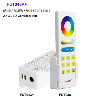 Miboxer (RGB RGBW RGB + CCT) 3 в 1 Контролер за Led Лента 12V 24V 15A DMX512 2.4 G Портал/2.4 G RGBCCT Дистанционно управление Димер светлина