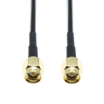 Кабел SMA Male-SMA male RG174 RF Конектор Адаптер удължителен кабел WIFI антена 1 М, 2 М, 3 М и 5 М