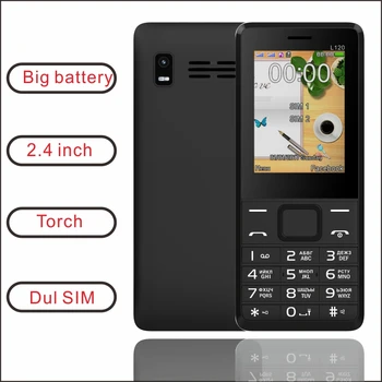 EAOR 2G GSM с 2,4-инчов екран, телефон с две SIM-карти, 3000 mah, голяма клавиатура панел battrey, телефон с мощно фенерче.