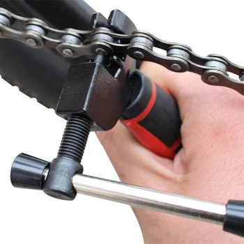 1X Устройство за премахване на връзки на велосипед верига, сплитер верига планински велосипед, преносим стоманена дехайнер, инструмент за ремонт на велосипеди