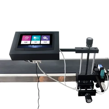 Производствената линия е онлайн мастилено-струен принтер Дата на Номер на партида Код за Напълно автоматична печатна машина за кодиране на опаковката