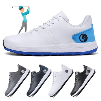 Най-новите ежедневни обувки 2023 г., мъжки улични маратонки, дишащи обувки за голф, висококачествени ежедневни спортни обувки