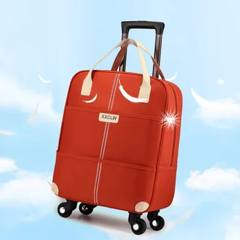 Куфар на колела, разход на куфар, чанта, ръчния багаж, Унисекс, Малък водоустойчив багаж, Многофункционална чанта