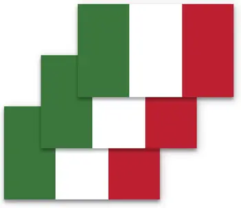 Етикети с флага на Италия са Подходящи за автомобили, мотоциклети, врати и прозорци, компютърни стикери, своята практика за колички, стенни броня, водоустойчив