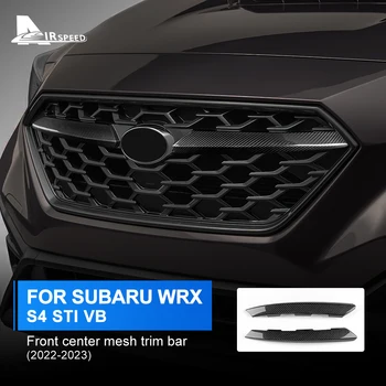 KUNGKIC Калъф За Subaru WRX S4 STI VB 2022 2023 Предната Централна Мрежест Хастар Колата Истински Стикери От карбон Аксесоари