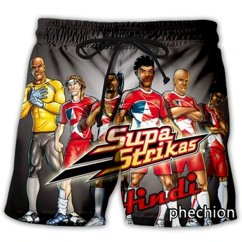 phechion/ Нови модни мъжки/дамски ежедневни панталони с 3D принтом Supa Strikas, новост, градинска дрехи, мъжки свободни спортни шорти L112