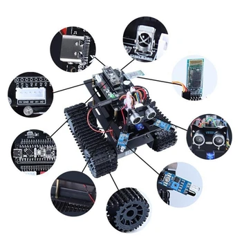 Комплект за програмиране умен робот на автомобила Комплект за електронно управление на робот на автомобила Комплект за обучение за програмиране Комплект за програмиране