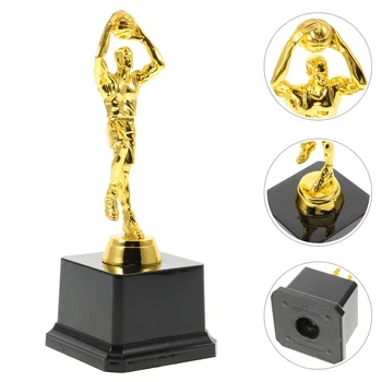 Баскетболни трофеи Пластмасов баскетболно фигурка Trophy Prime за турнири и състезания (златен)