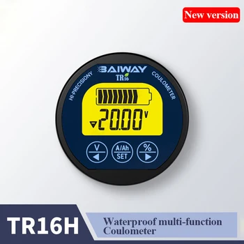 Нов TR16 8-120 Водоустойчив Тестер от Капацитета на Батерията Напрежение на Ток LCD Дисплей с Функция за Памет, Мултифункционален Кулонометр