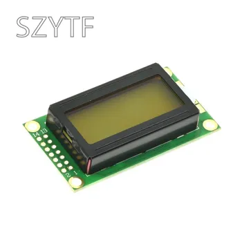 0802A LCD дисплей знак тип, течнокристален дисплей, 8 * 2 линия, LCD модул, син екран