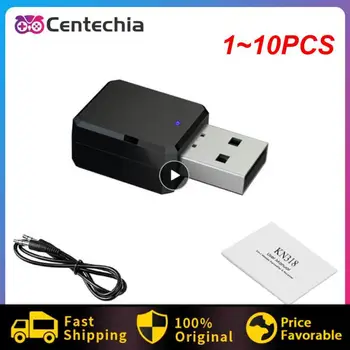 1 ~ 10ШТ Kebidu Car Kit 5,0 Мини Аудио USB Приемник Адаптер 3.5 Mm Aux Безжична Музикална Стерео уредба за Автомобил на Радио Hands-free