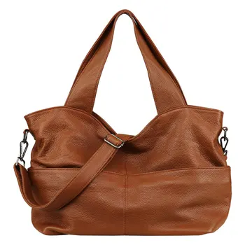 Дамски чанти от естествена кожа, нови, дамски чанти, персонални чанта на едно рамо, модерна чанта от телешка кожа с голям капацитет