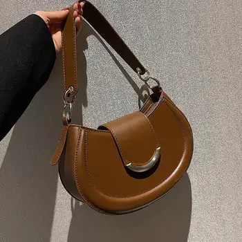 Луксозни дамски чанти през рамо, за подмишниците 2023 потвърдена тенденция, модерни малки кожени чанти за през рамо, за подмишниците и портмонета