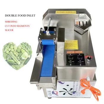 Машина за рязане на зеленчуци с двойно регулируема скорост от 110 На 220v За многофункционално оборудване за преработка на зеленчуци